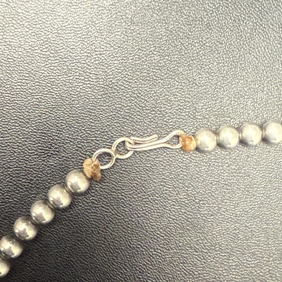 Authentic Navajo Pearl Necklace 5mm Pearls - Picture 2 of 4
